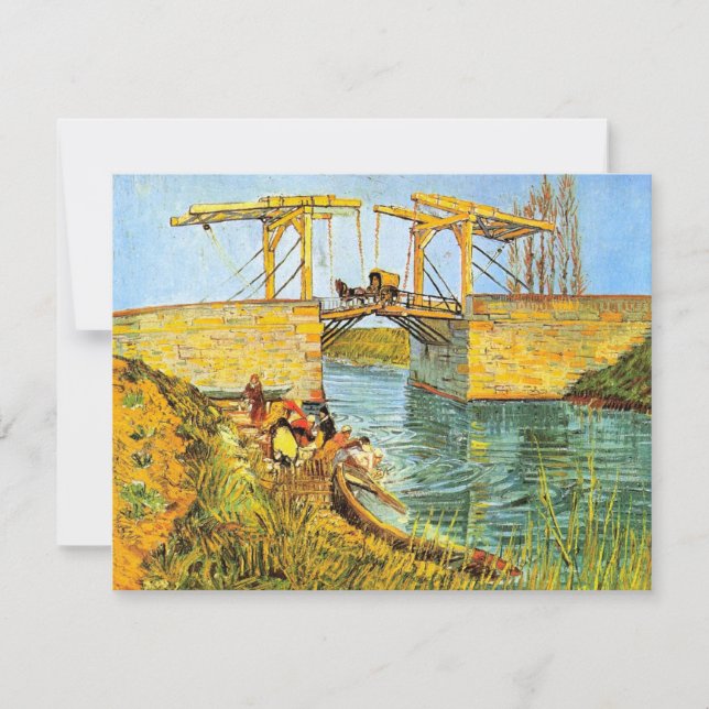 Langlois Bridge at Arles by Vincent van Gogh (Front)