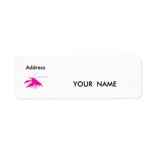 langouste, Étiquette (Devant)