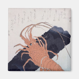 Langoustine with a Block of Charcoal, c.1830 Magnet