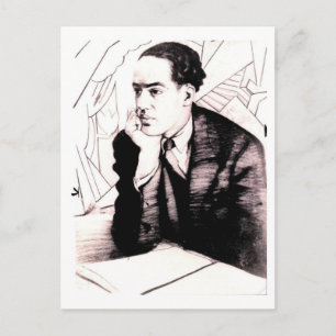 Langston Hughes, American Poet Postcard