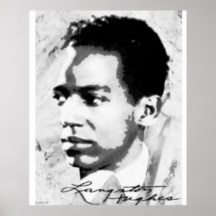 Langston Hughes Poster