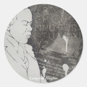 Langston Hughes sticker