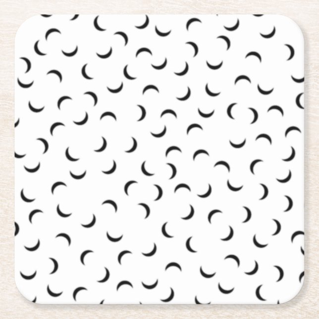 Language, Carbon Gray Paper Coaster (Front)