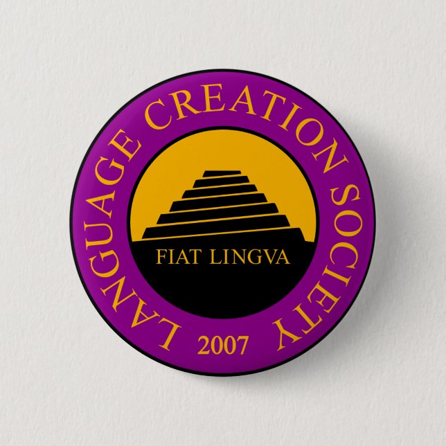 Language Creation Society Button (Front)