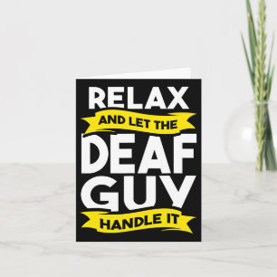 Language Deaf Awareness Hearing Loss And Asl  Card