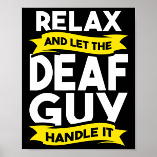 Language Deaf Awareness Hearing Loss And Asl  Poster