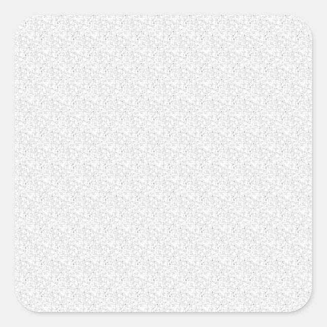 language Design Five Square Sticker (Front)