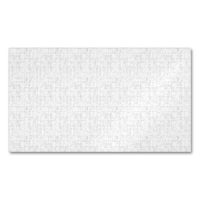 language Design Thirty Four Magnetic Business Card (Front)