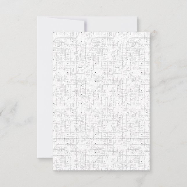 language Design Thirty Four RSVP Card (Front)