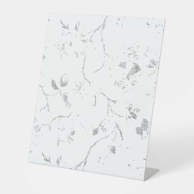 Language, Grey Cloud Pedestal Sign (Front)