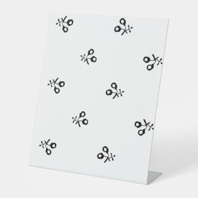 Language, Mountain Mist Pedestal Sign (Front)