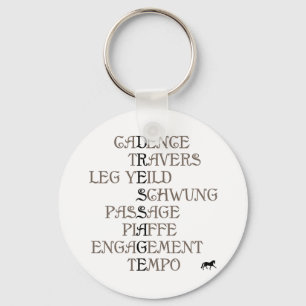 Language of Dressage Keychain