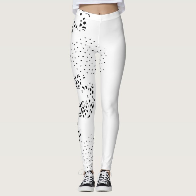 Language, Snow Drift Leggings (Front)