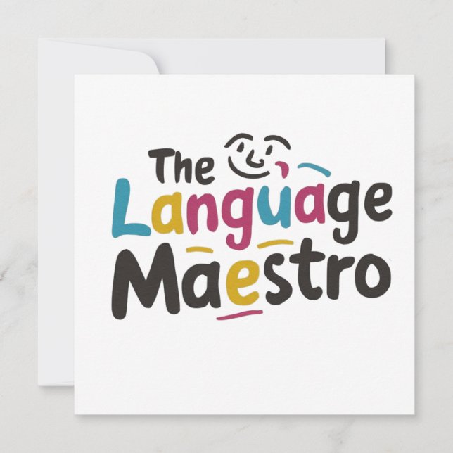 Language teacher present ideas (Front)