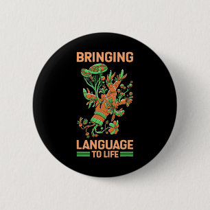 Language To Life American Sign Language  2 Inch Round Button