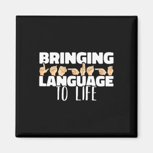 Language To Life American Sign Language Asl Magnet