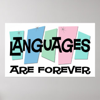 Languages Are Forever Poster