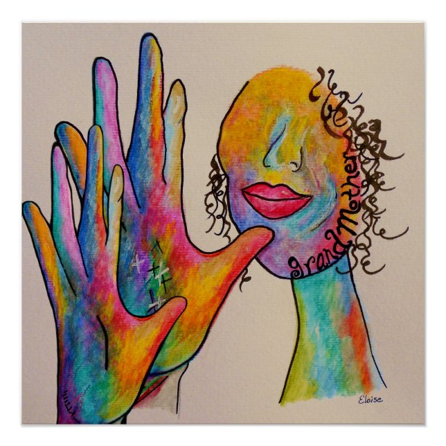 Langue des signes américaine GRANDmère (Devant)