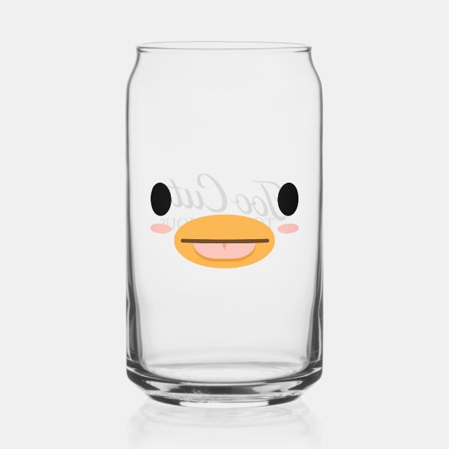 Langue du canard de Kawaii "Trop mignonne pour êtr (Recto)