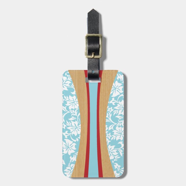 Laniakea Hawaiian Surfboard Luggage Tags (Front Vertical)