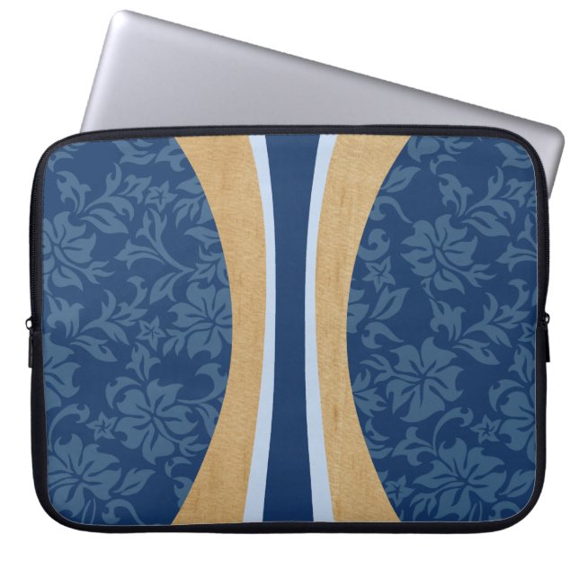 Laniakea Surfboard Hawaiian Neoprene Wetsuit Laptop Sleeve (Front)