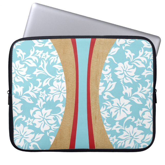 Laniakea Surfboard Hawaiian Neoprene Wetsuit Laptop Sleeve (Front)
