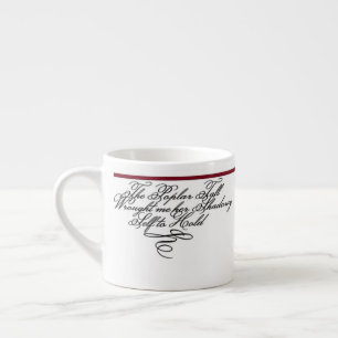 Lanier Quote - The Poplar Tall Espresso Cup