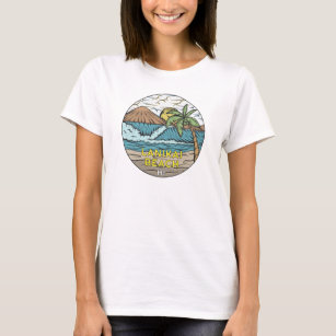 Lanikai Beach Hawaii Vintage T-Shirt