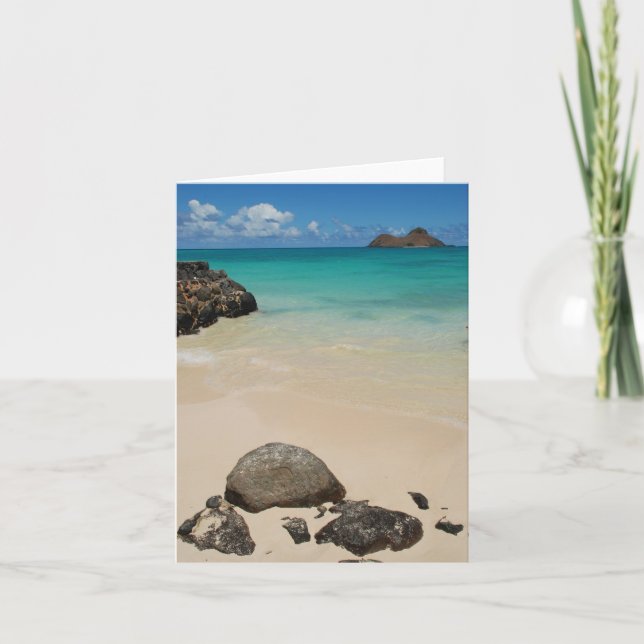 Lanikai Beach, Oahu Card (Front)