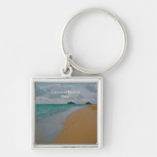 Lanikai Beach, Oahu, Hawaii Keychain