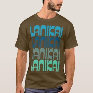 Lanikai Beach Retro TShirt