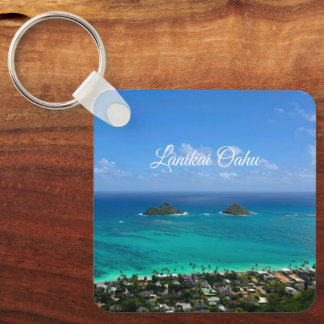 Lanikai Oahu Keychain