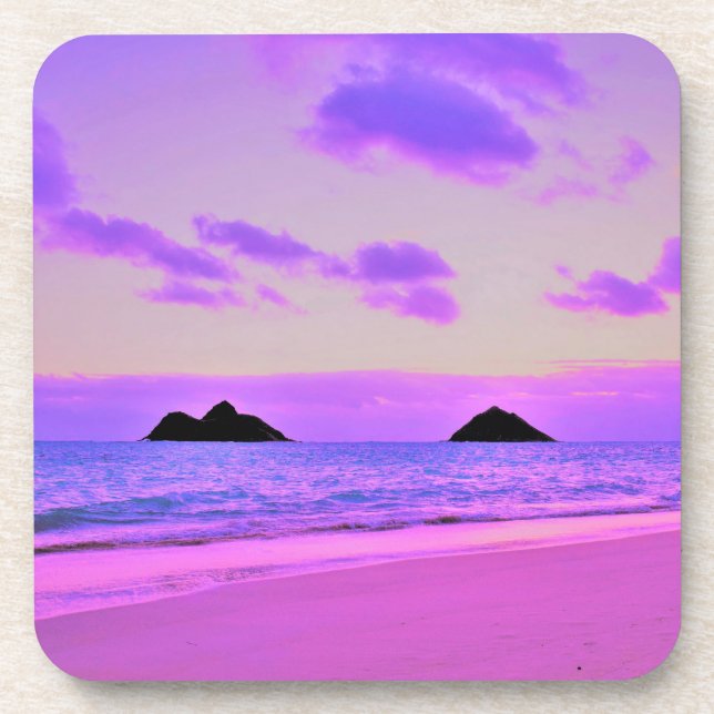 Lanikai Sunrise Coaster (Front)