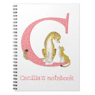 L'animal ABC C est pour le carnet du guépard