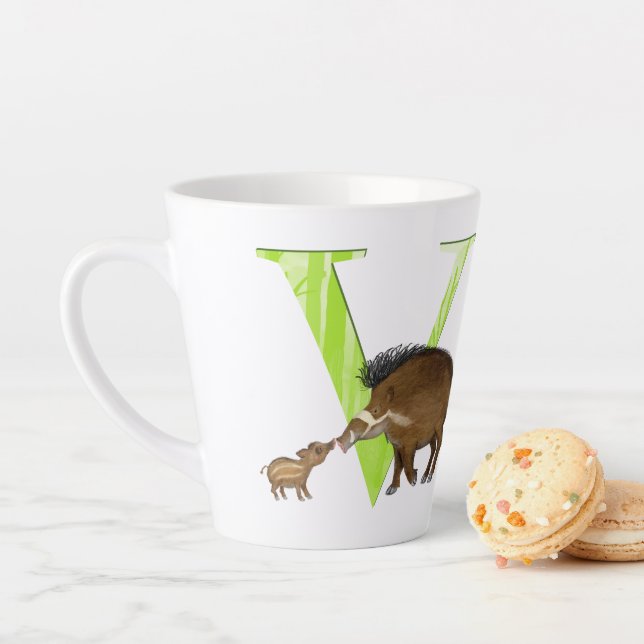 L'animal ABC V est destiné à la tasse de latte de  (En situation)