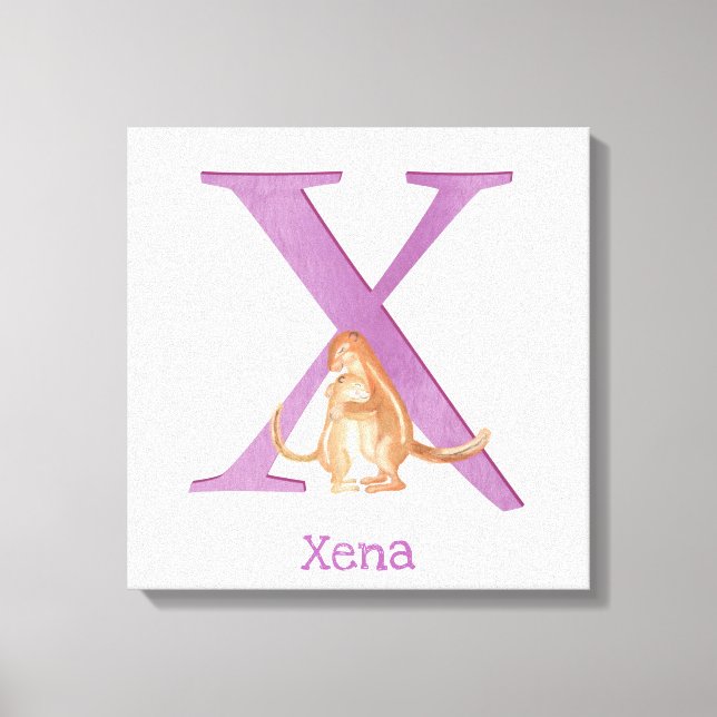 L'animal ABC X est destiné à l'impression de toile (Recto)