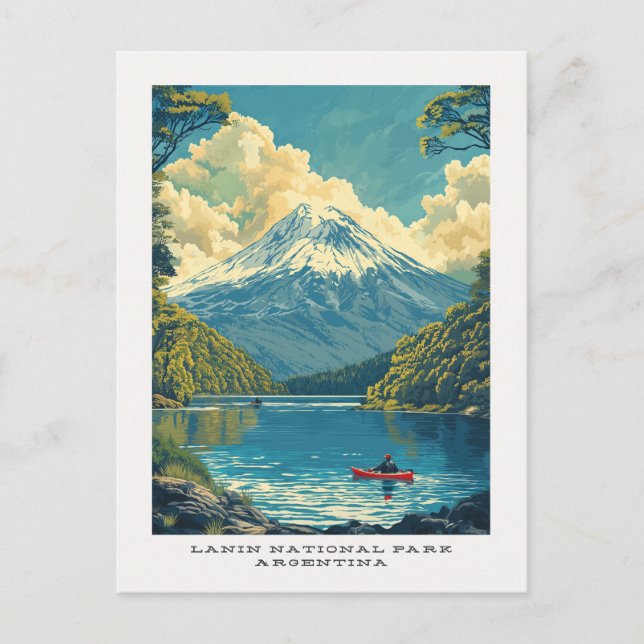 Lanin National Park Argentina Travel Postcard (Front)