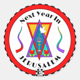 L'Année Prochaine À Jérusalem Stickers