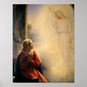 L'Annonciation par Carl Bloch Impression