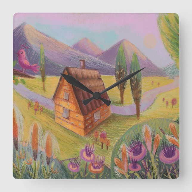 lanscape Wall Clock (Front)