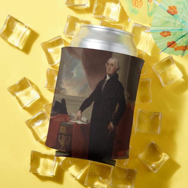 Lansdowne Portrait: US President George Washington Can Cooler (In Situ Summer)