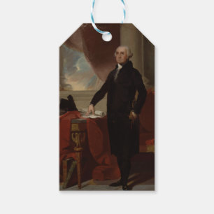 Lansdowne Portrait: US President George Washington Gift Tags