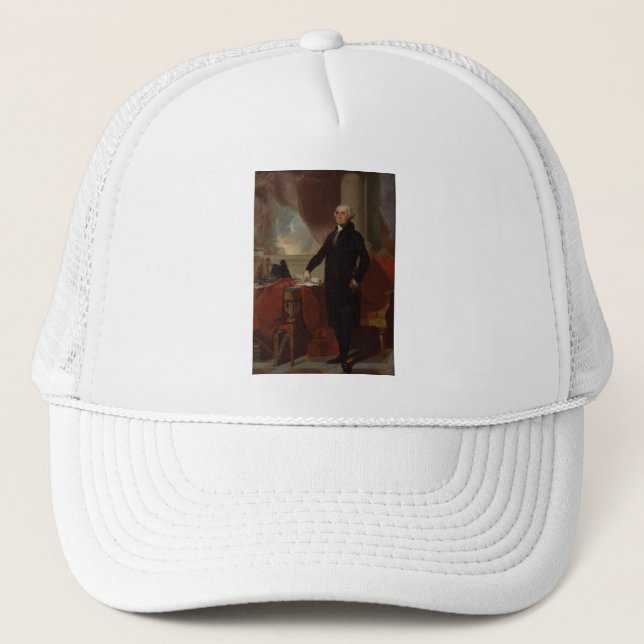 Lansdowne Portrait: US President George Washington Trucker Hat (Front)