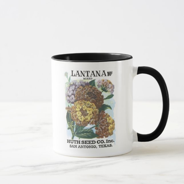 Lantana Mixed, Huth Seed Co Mug (Right)