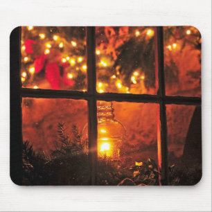 Lantern at Night Mouse Pad