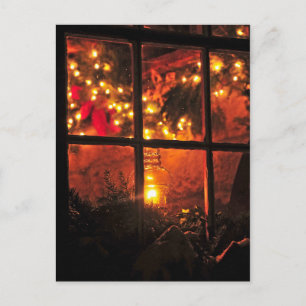 Lantern at Night Postcard