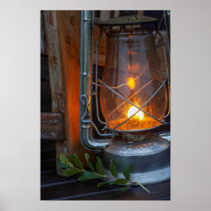 Lantern At Plains Camp, Kruger National Park Poster