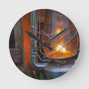 Lantern At Plains Camp, Kruger National Park Round Clock