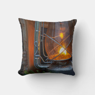 Lantern At Plains Camp, Kruger National Park Throw Pillow