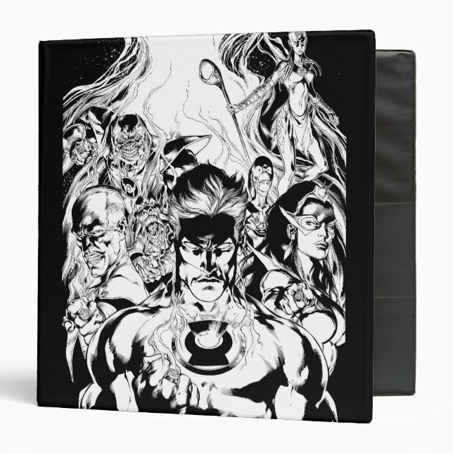 Lantern Corps Group Shot Binder (Front/Inside)